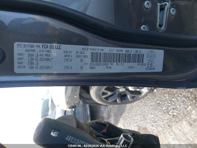 Продаж на аукціоні авто 2017 Jeep Compass, vin: 3C4NJDBB3HT639609, номер лоту: 12549146