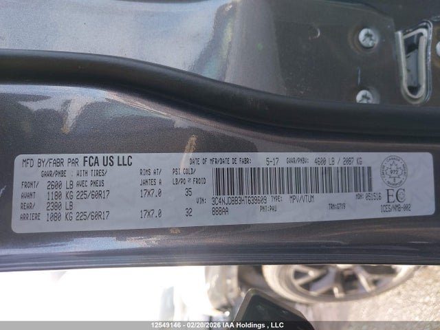 Продаж на аукціоні авто 2017 Jeep Compass, vin: 3C4NJDBB3HT639609, номер лоту: 12549146
