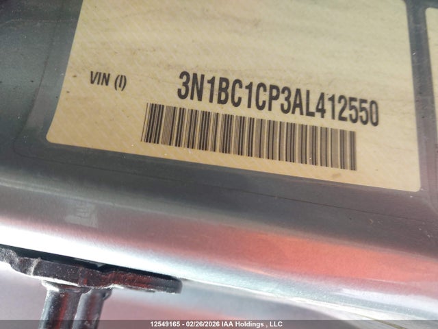 Aukcja sprzedaży 2010 Nissan Versa S/sl, vin: 3N1BC1CP3AL412550, numer aukcji: 12549165