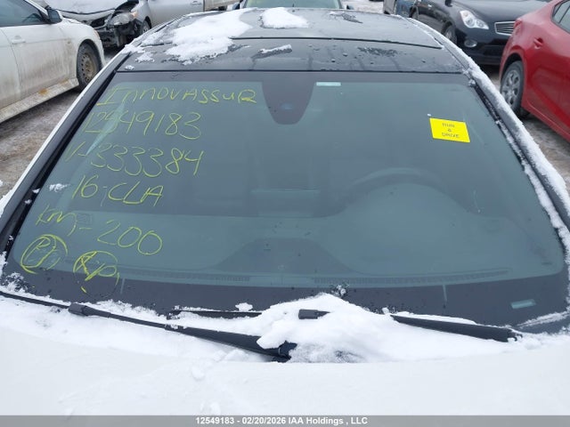 12549183 :رقم المزاد ، WDDSJ4GB9GN333384 vin ، 2016 Mercedes-benz Cla 250 4matic مزاد بيع