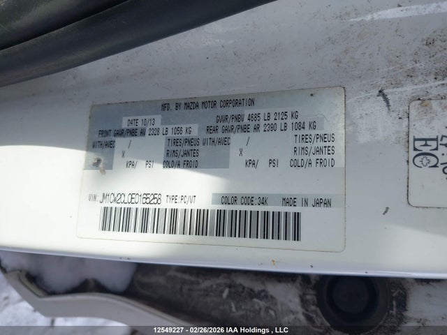 Mazda Mazda5 Gs 2014 JM1CW2CL0E0165258 Image 9