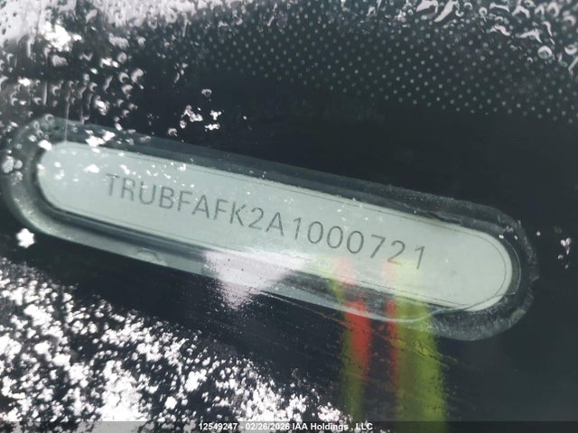 Продаж на аукціоні авто 2010 Audi Tt Premium, vin: TRUBFAFK2A1000721, номер лоту: 12549247