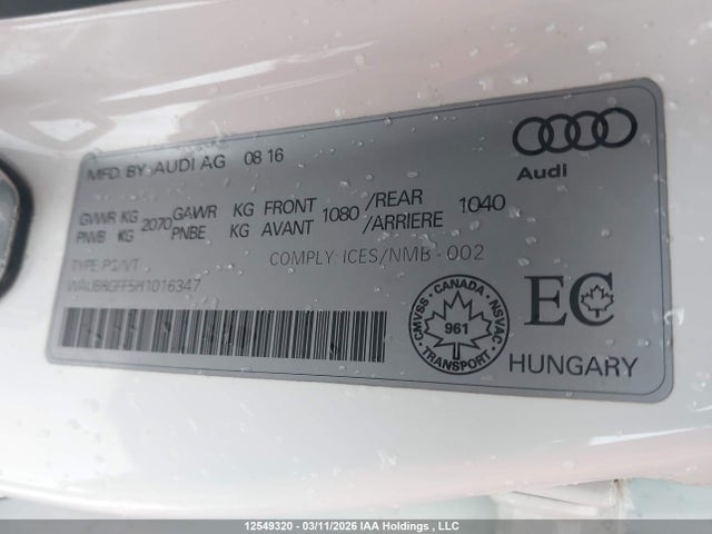 Audi A3 PREMIUM 2017 WAUB8GFF5H1016347 Image 18