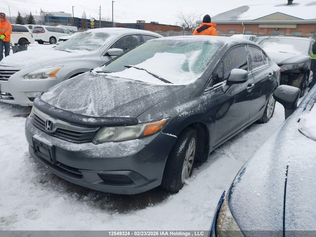 2012 Honda Civic Lx მანქანა იყიდება აუქციონზე, vin: 2HGFB2F50CH042592, აუქციონის ნომერი: 12549324