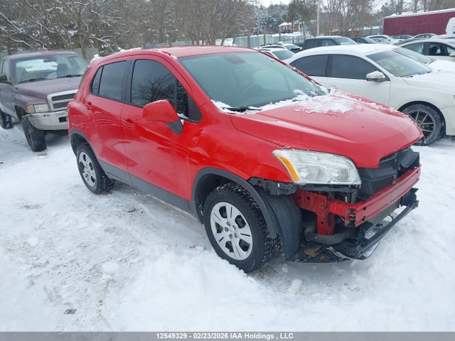 2015 Chevrolet Trax Ls მანქანა იყიდება აუქციონზე, vin: 3GNCJKSB9FL239246, აუქციონის ნომერი: 12549329