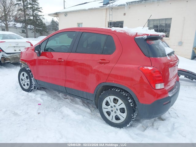 12549329 :رقم المزاد ، 3GNCJKSB9FL239246 vin ، 2015 Chevrolet Trax Ls مزاد بيع