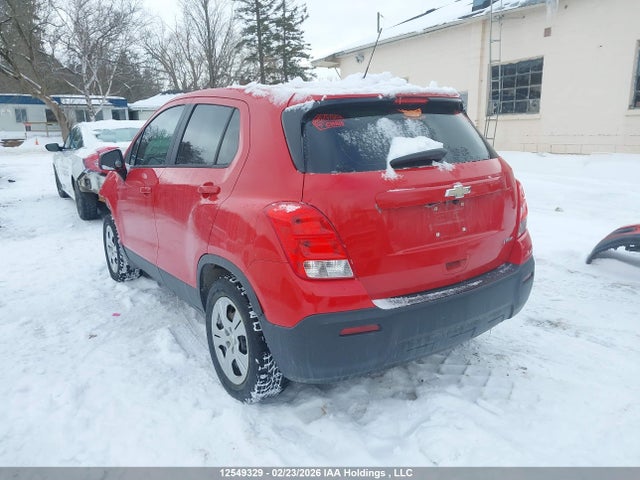 12549329 :رقم المزاد ، 3GNCJKSB9FL239246 vin ، 2015 Chevrolet Trax Ls مزاد بيع