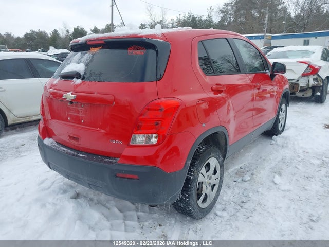 12549329 :رقم المزاد ، 3GNCJKSB9FL239246 vin ، 2015 Chevrolet Trax Ls مزاد بيع