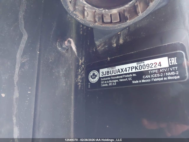 3JBUUAX47PK009224 Can-Am Defender Max Limited Cab Hd10