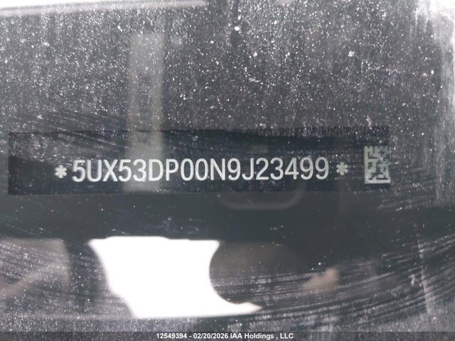 5UX53DP00N9J23499 BMW X3 Xdrive30i