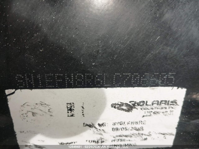 SN1EFN8R6LC706605 Polaris Khaos