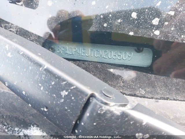 2012 Ford Fiesta მანქანა იყიდება აუქციონზე, vin: 3FADP4EJ7CM206509, აუქციონის ნომერი: 12549502