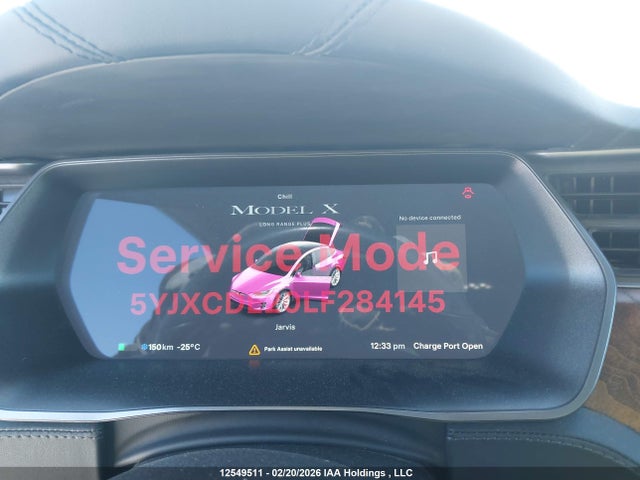 5YJXCDE20LF284145 Tesla MODEL X