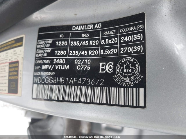 2010 Mercedes-benz Glk 350 4matic მანქანა იყიდება აუქციონზე, vin: WDCGG8HB1AF473672, აუქციონის ნომერი: 12549538