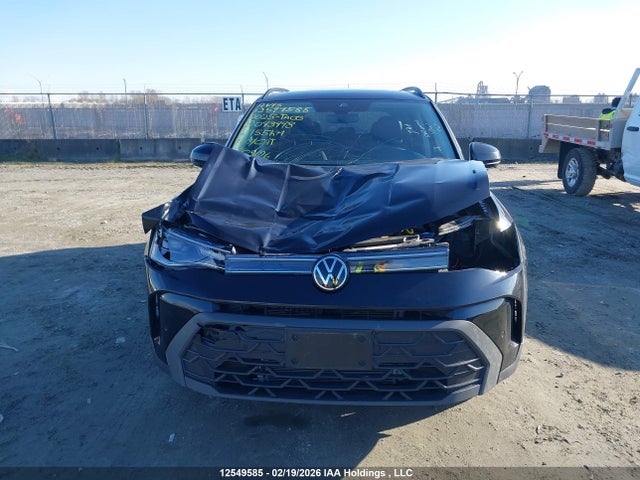 Продажа на аукционе авто 2025 Volkswagen Taos Se Black, vin: 3VV2C7B23SM043448, номер лота: 12549585