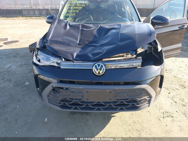Продажа на аукционе авто 2025 Volkswagen Taos Se Black, vin: 3VV2C7B23SM043448, номер лота: 12549585