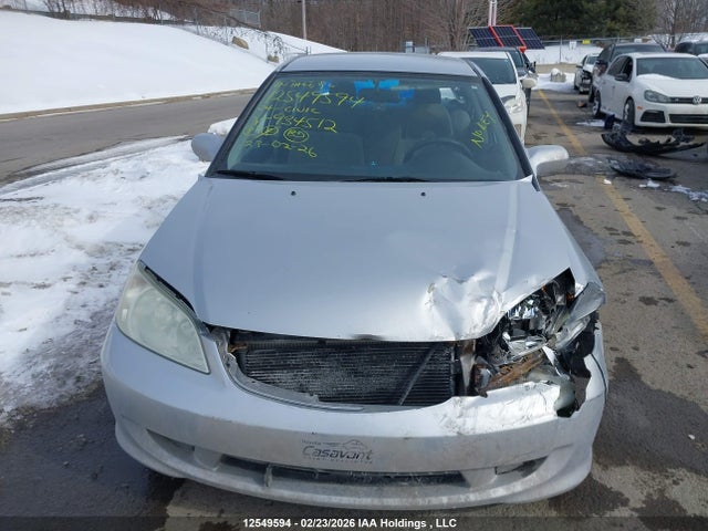 2004 Honda Civic მანქანა იყიდება აუქციონზე, vin: 2HGES166X4H934512, აუქციონის ნომერი: 12549594