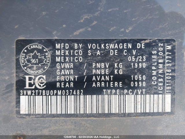 Volkswagen JETTA GLI 2023 3VW2T7BU0PM037482 Image 19