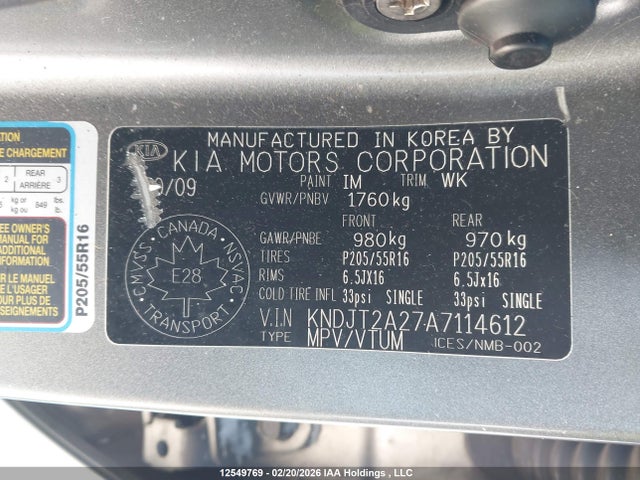 Aukcja sprzedaży 2010 Kia Soul +/!/sport, vin: KNDJT2A27A7114612, numer aukcji: 12549769