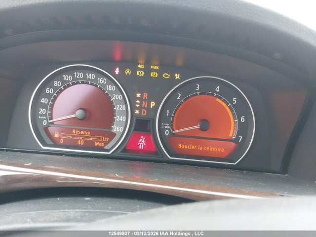 Aukcja sprzedaży 2007 Bmw 750 I, vin: WBAHL83507DT08821, numer aukcji: 12549807