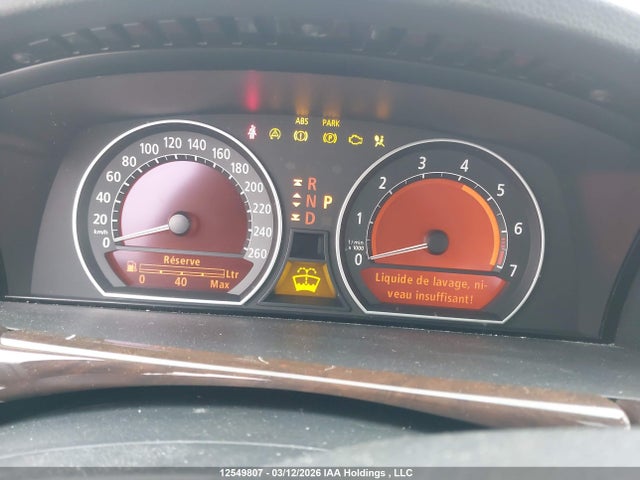 Aukcja sprzedaży 2007 Bmw 750 I, vin: WBAHL83507DT08821, numer aukcji: 12549807