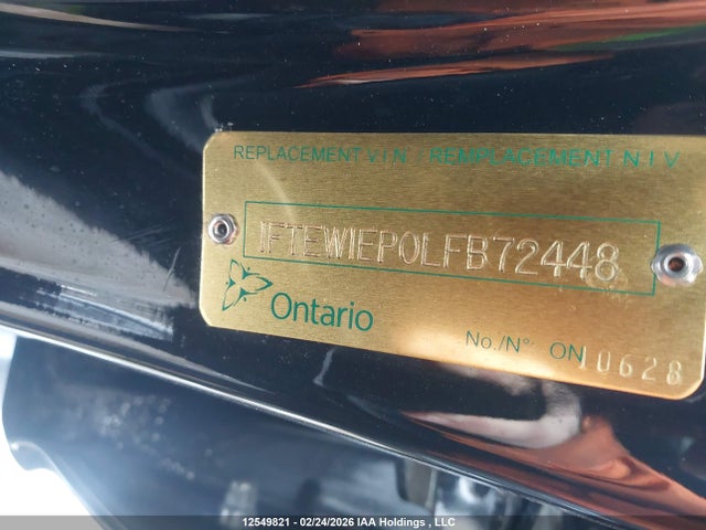 Ford F-150 Lariat 2020 1FTEW1EP0LFB72448 Image 9