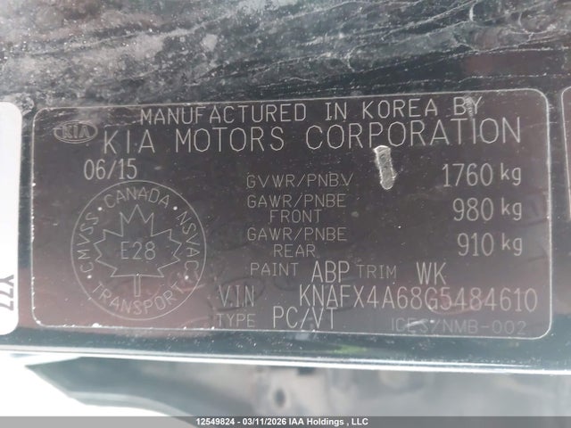 KIA FORTE LX 2016 KNAFX4A68G5484610 Image 9
