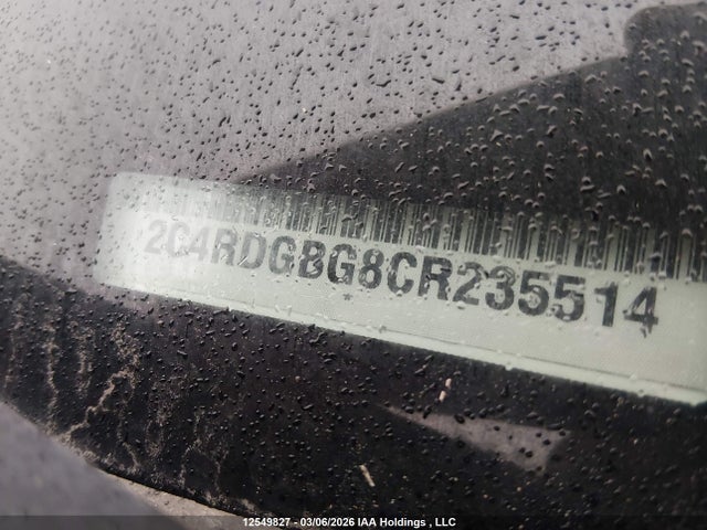 Aukcja sprzedaży 2012 Dodge Grand Caravan Se, vin: 2C4RDGBG8CR235514, numer aukcji: 12549827