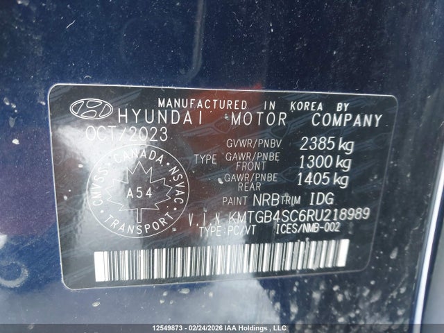 KMTGB4SC6RU218989 Genesis G80 Advanced