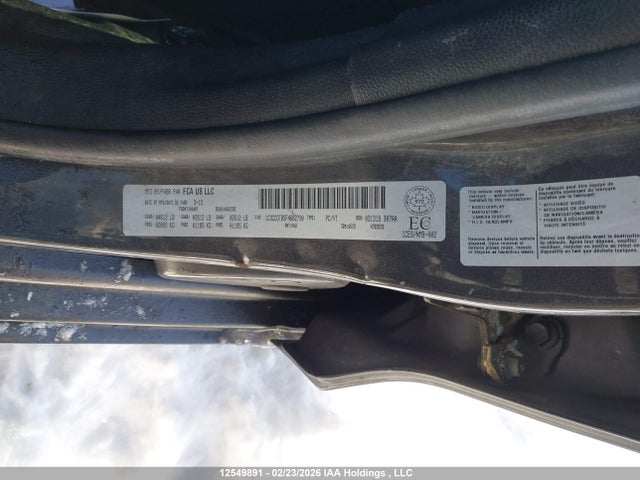 12549891 :رقم المزاد ، 1C3CCCFB5FN682730 vin ، 2015 Chrysler 200 Lx مزاد بيع