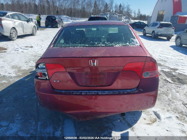 12550036 :رقم المزاد ، 2HGFA16527H000072 vin ، 2007 Honda Civic Lx مزاد بيع