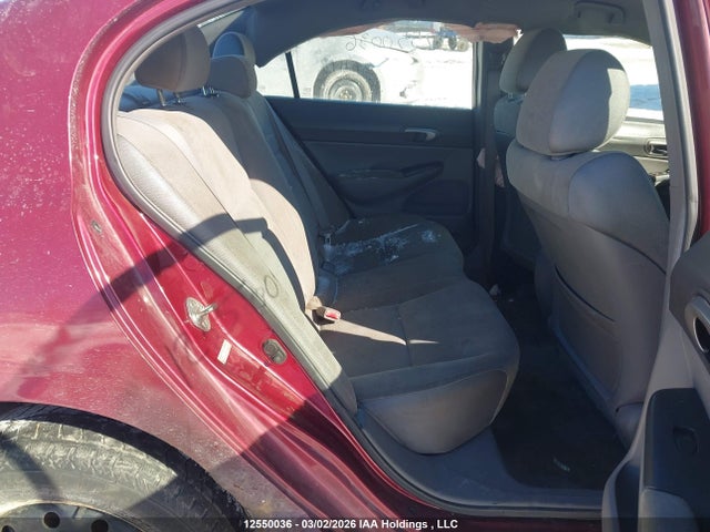 12550036 :رقم المزاد ، 2HGFA16527H000072 vin ، 2007 Honda Civic Lx مزاد بيع