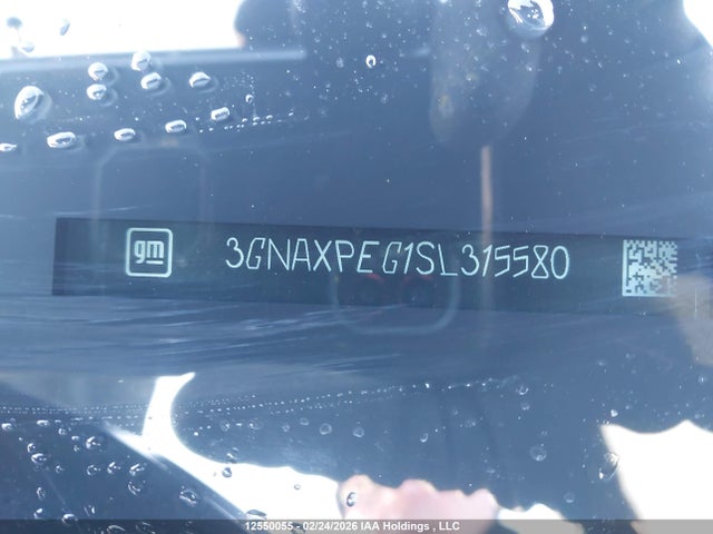 Продаж на аукціоні авто 2025 Chevrolet Equinox Lt, vin: 3GNAXPEG1SL315580, номер лоту: 12550055