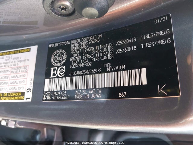 JTJGARDZ5M2248972 Lexus NX 300
