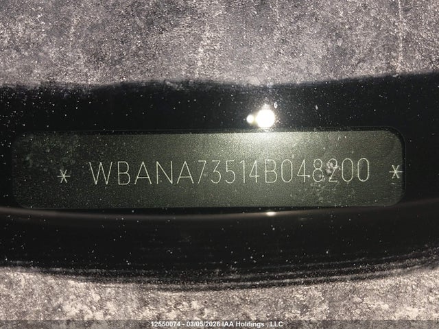 Aukcja sprzedaży 2004 Bmw 530 I, vin: WBANA73514B048200, numer aukcji: 12550074