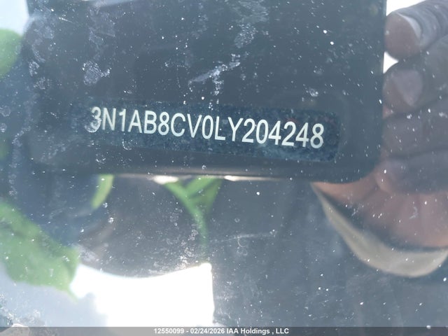 12550099 :رقم المزاد ، 3N1AB8CV0LY204248 vin ، 2020 Nissan Sentra Sv مزاد بيع