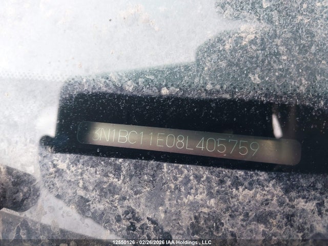 Продаж на аукціоні авто 2008 Nissan Versa S/sl, vin: 3N1BC11E08L405759, номер лоту: 12550126