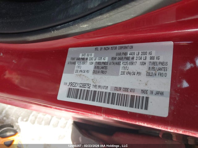 JM3KE2CY1G0866752 Mazda Cx-5 Gs