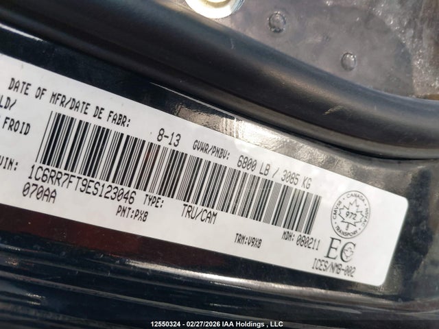 RAM 1500 St 2014 1C6RR7FT9ES123046 Image 9