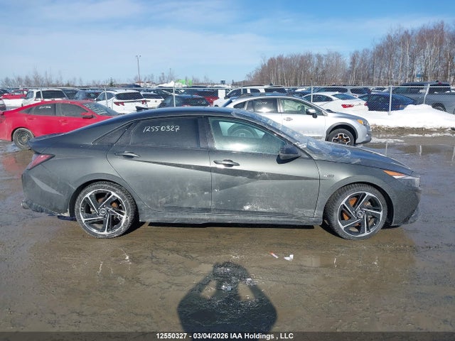 12550327 :رقم المزاد ، KMHLR4AF7NU359256 vin ، 2022 Hyundai Elantra N Line Dct مزاد بيع