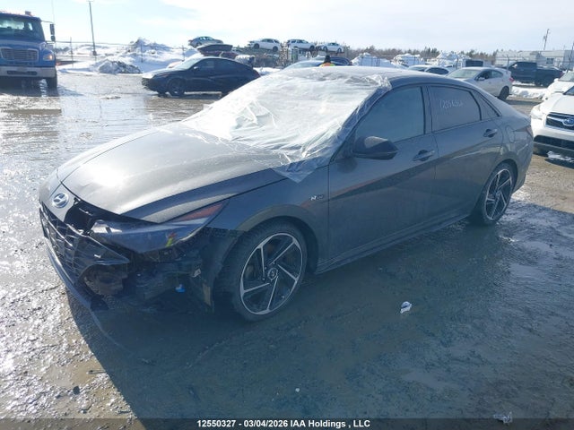 12550327 :رقم المزاد ، KMHLR4AF7NU359256 vin ، 2022 Hyundai Elantra N Line Dct مزاد بيع