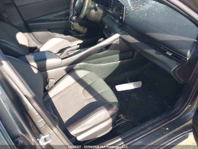 12550327 :رقم المزاد ، KMHLR4AF7NU359256 vin ، 2022 Hyundai Elantra N Line Dct مزاد بيع