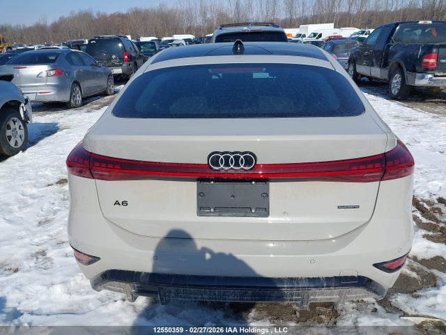 12550359 :رقم المزاد ، WAU6DAGH9SA036005 vin ، 2025 Audi A6 E-tron Technik مزاد بيع