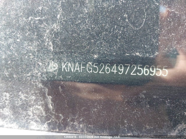 Продаж на аукціоні авто 2009 Kia Rondo, vin: KNAFG526497256955, номер лоту: 12550416