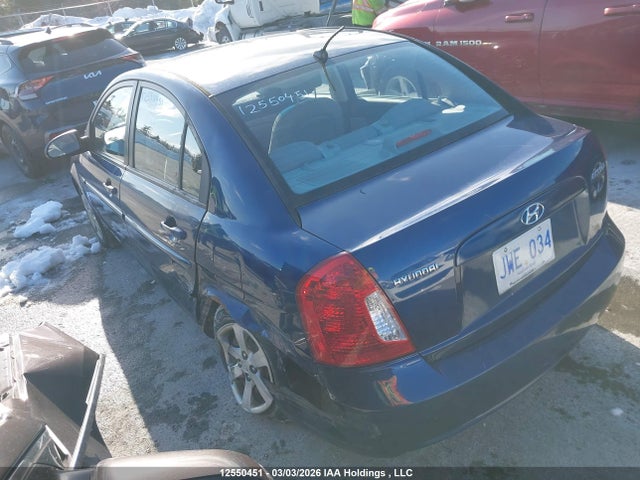 12550451 :رقم المزاد ، KMHCN45CX9U333221 vin ، 2009 Hyundai Accent 25th Anniversary/gl/gls/l مزاد بيع