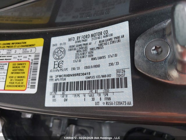 3FMCR9BN9SRE30415 Ford Bronco Sport Big Bend