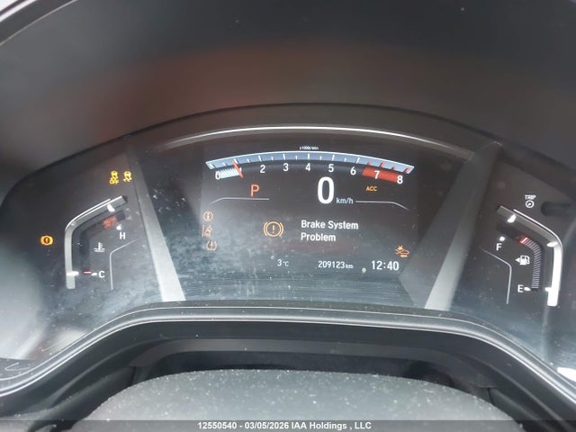12550540 :رقم المزاد ، 2HKRW2H28KH115409 vin ، 2019 Honda Cr-v Lx مزاد بيع