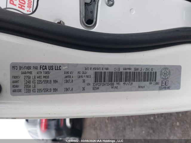 3C4PDDFG9HT554988 Dodge JOURNEY GT