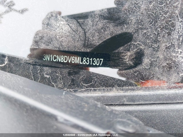3N1CN8DV6ML831307 Nissan VERSA S