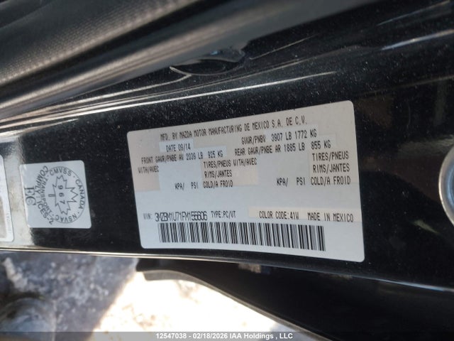 3MZBM1U71FM155606 Mazda Mazda3 Gx